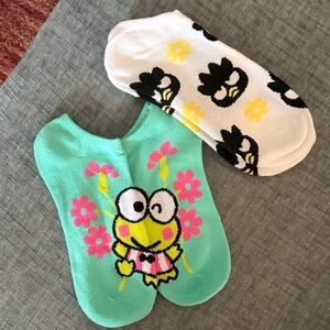 Sanrio Adult  Socks Set - Keroppi and Batzmaru